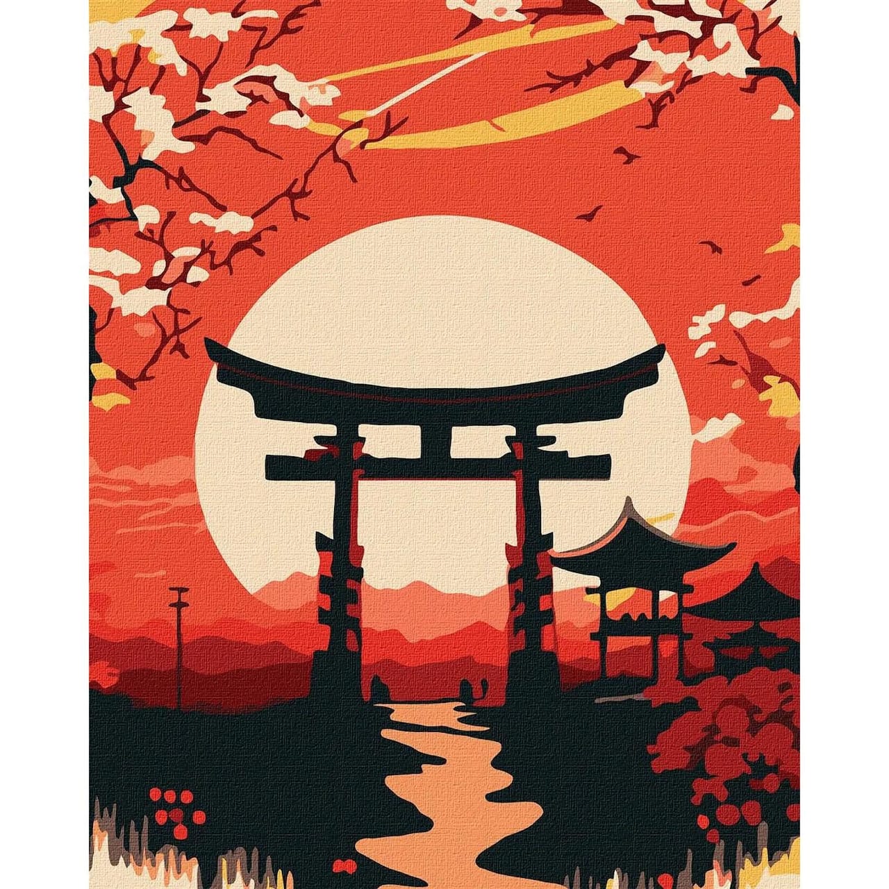 Ideyka The Beauty of The East Painting by Numbers Kit